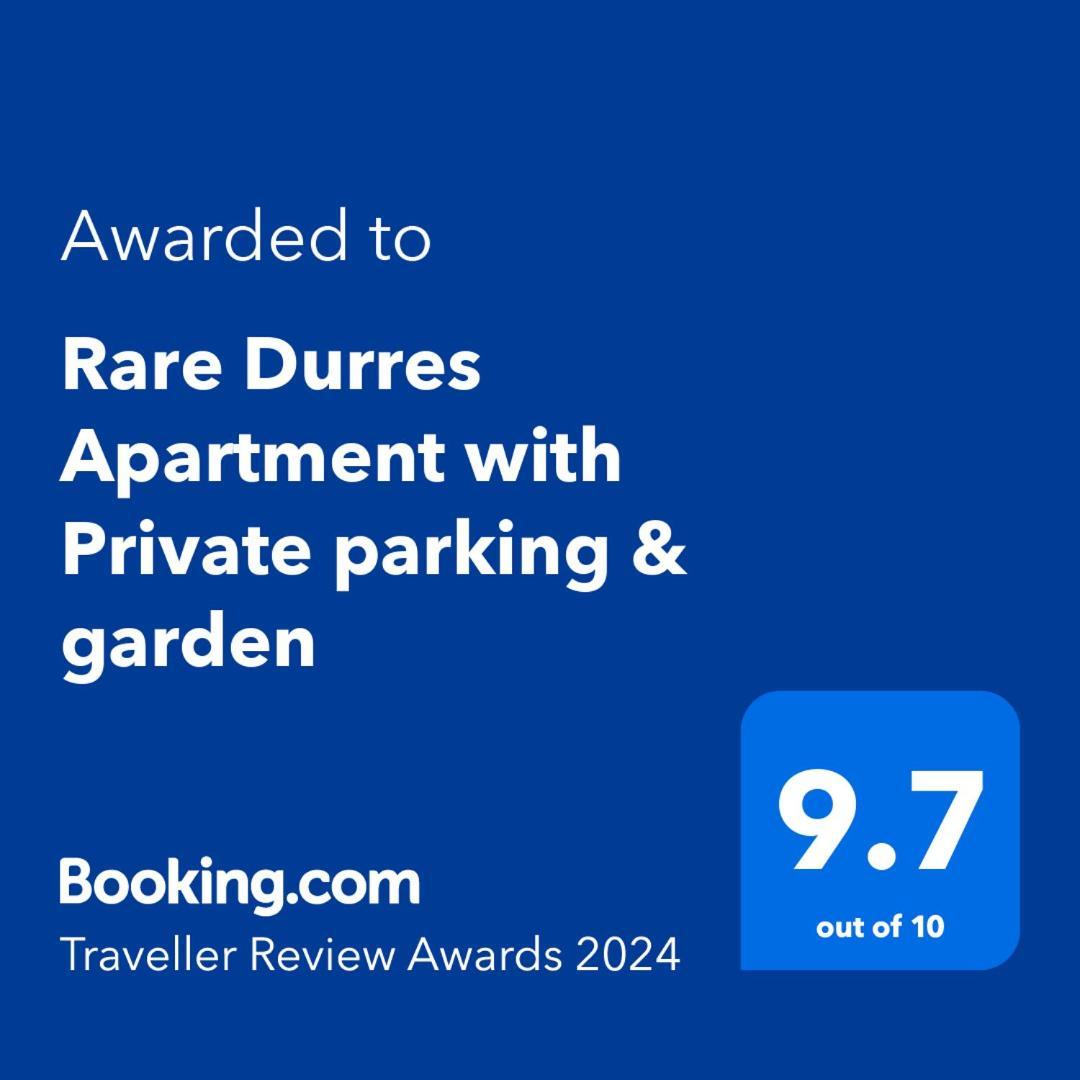 Rare Durres Apartment With Private Parking & Garden Extérieur photo